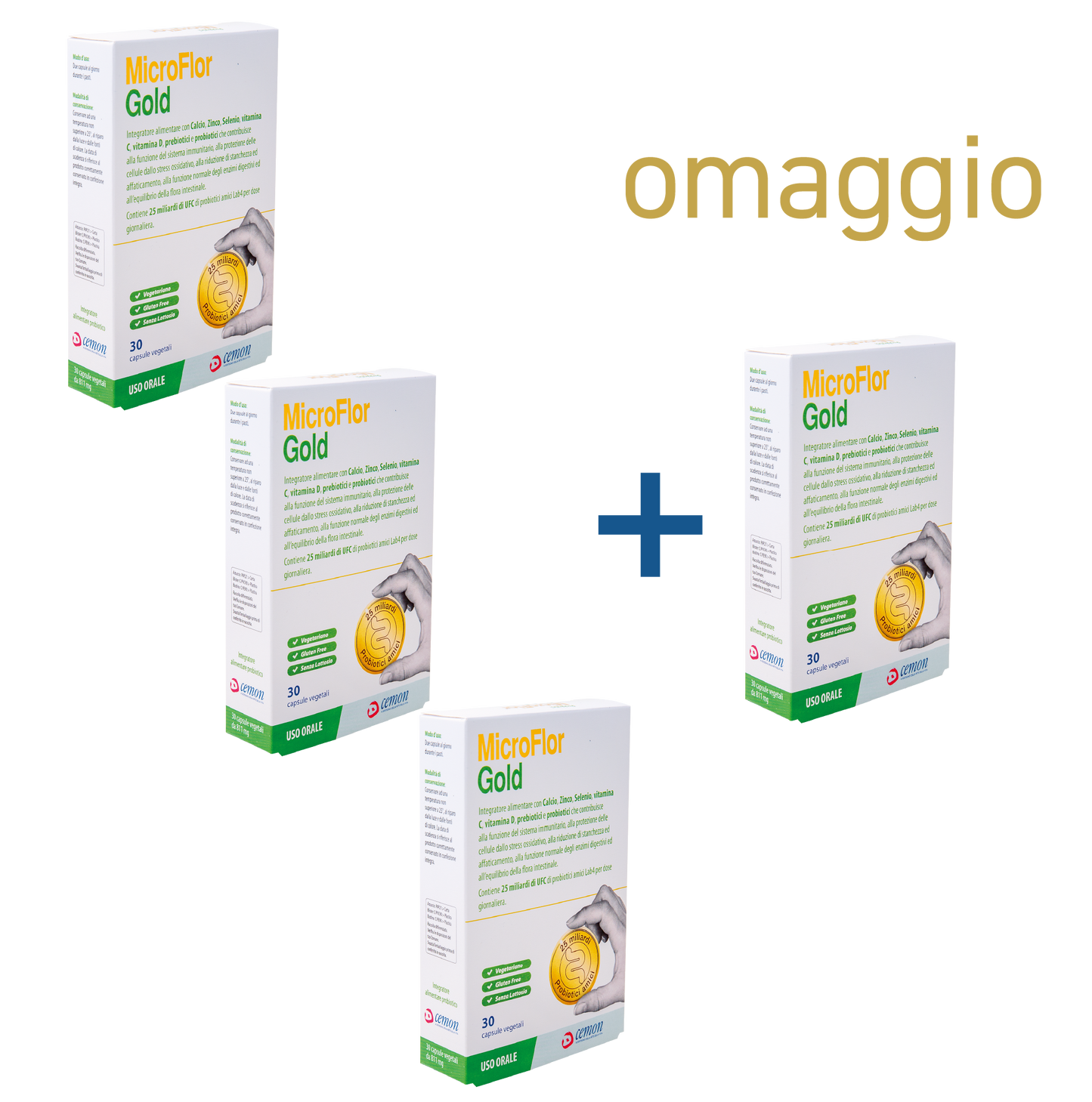 MicroFlor Gold - Pack da 4