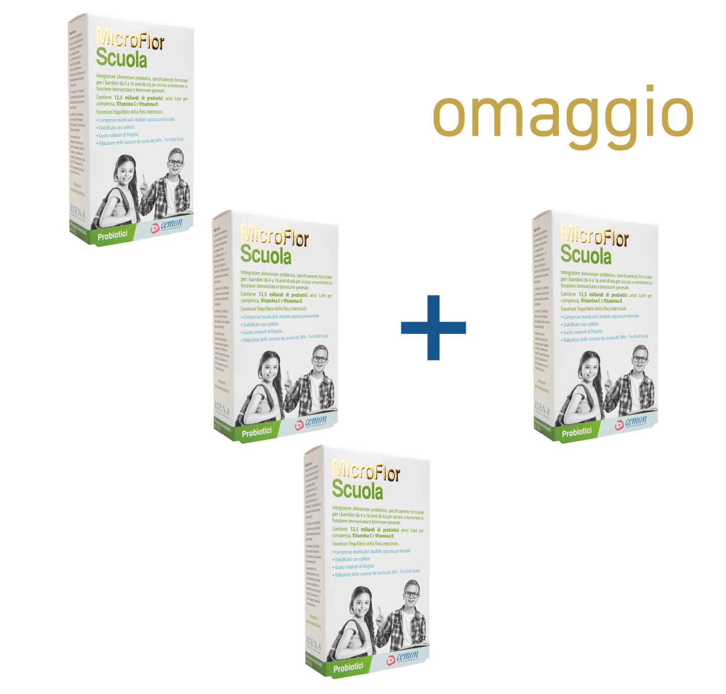 MicroFlor Scuola - Pack da 4