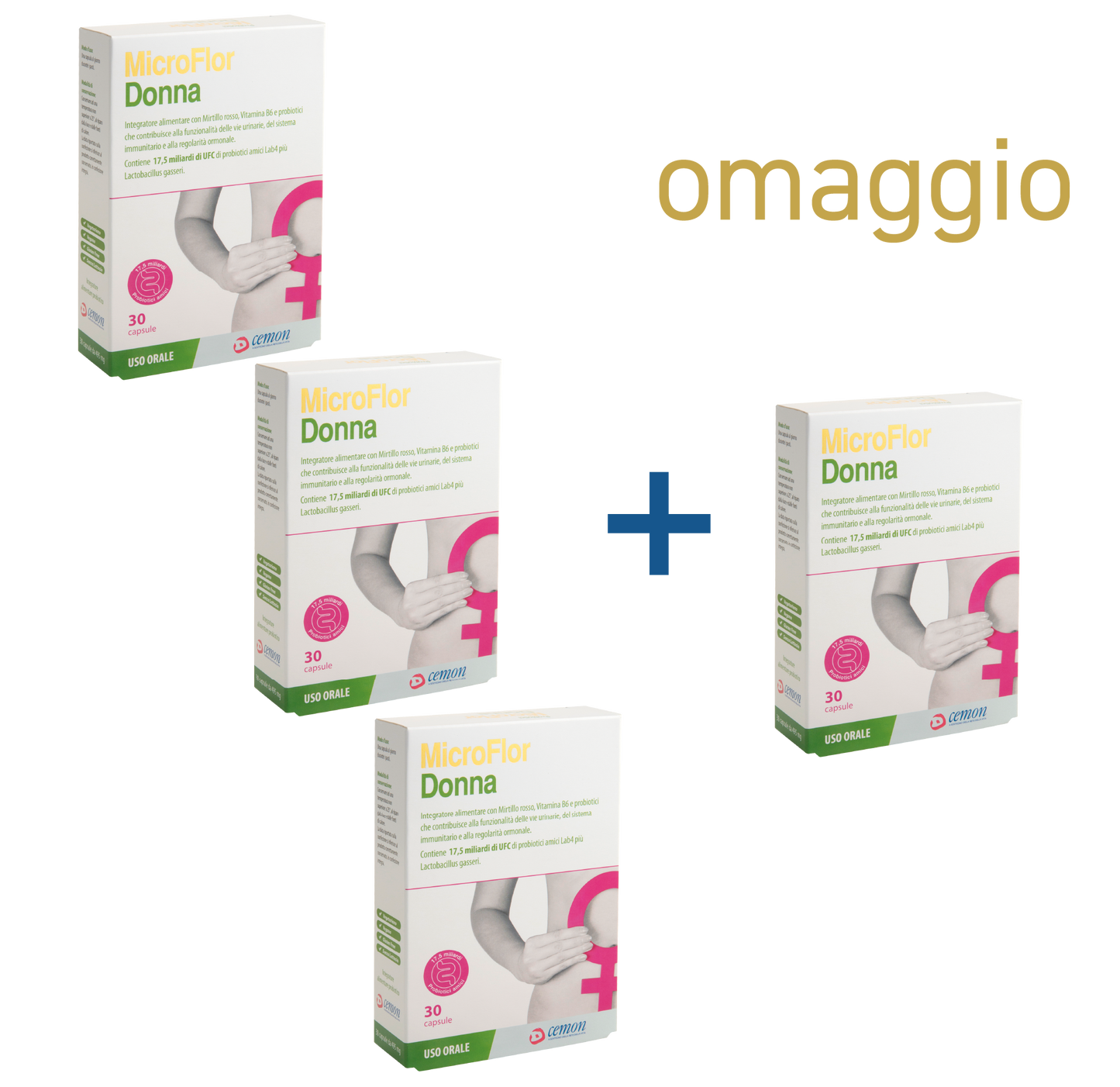 MicroFlor Donna - Pack da 4