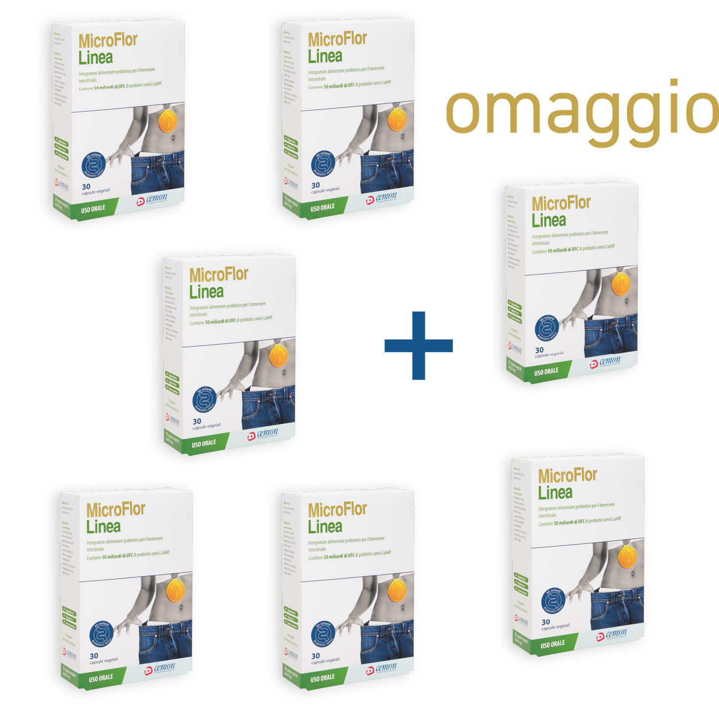 MicroFlor Linea - Pack da 7