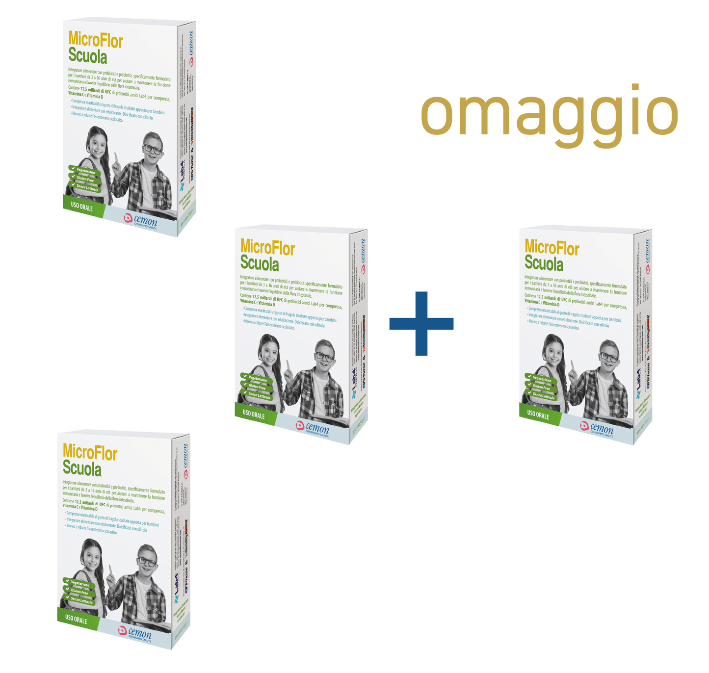 MicroFlor Scuola - Pack da 4