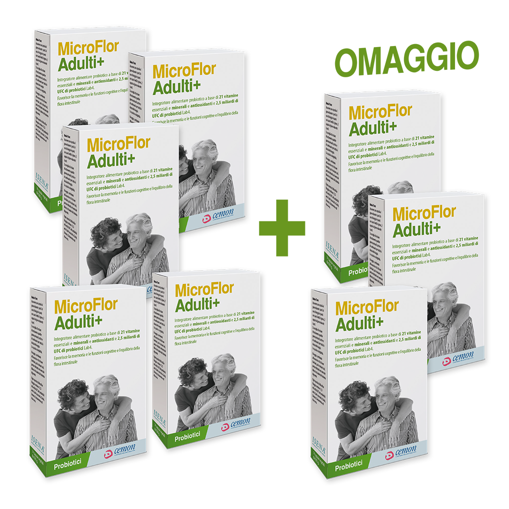 MicroFlor Adulti+ Pack da 8
